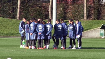 Argentina train in Manchester ahead of Italy friendly
