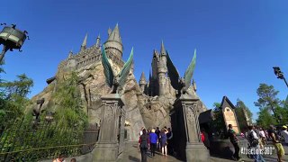 [4K] Hogwarts Castle Tour - Harry Potter and the Forbidden Journey Queue Tour - Universal