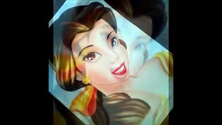 Drawing Belle from Beauty and the beast