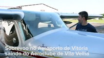 Sobrevoo na nova estrutura do Aeroporto de Vitória