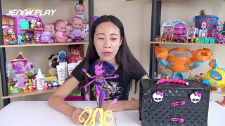 Jenny play 제니 얼굴이 진짜 이상해지는 몬스터 하이 메이크업 박스 몬스터로 변신하기 장난감 세트 Monster High Make-up Playset