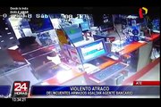 Delincuentes armados roban agente bancario en Ate Vitarte
