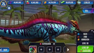 NEW HYBIRD ERLIPHOSAURUS MAX LVL 40! - Jurassic World The Game - HD