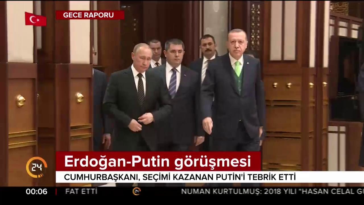 Erdoğan - Putin görüşmesi