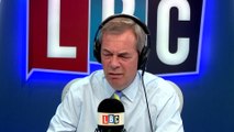 Nigel Farage In Furious Clash With Caller Over Brexit Transition