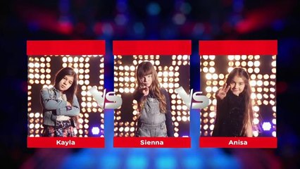 Anisa vs Kayla vs Sienna - Wannabe | The Voice Kids 2018 (Germany) | Battle | SAT.1