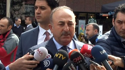 Dışişleri Bakanı Çavuşoğlu'ndan, Hasan Celal Güzel'in yakınlarına taziye ziyareti