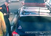 California Firefighters Rescue Kids From Locked Car and Closet