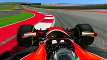 rFactor - F1 2017 PAT Final Alonso Onboard Austin HD