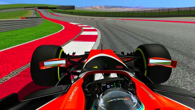 rFactor - F1 2017 PAT Final Alonso Onboard Austin HD