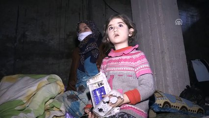 Teröristlerden korunmak için depoda saklanmışlar - AFRİN