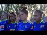 Seleção Feminina Sub-17: mais um dia de treino em San Juan para a fase final do Sul-Americano
