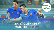 2018 Polish Open Highlights I Jeoung Sangeun/Lee Sangsu vs Jiang Tianyi/Lam Siu Hang (Final)