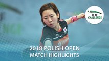 2018 Polish Open Highlights I Yang Haeun vs Honoka Hashimoto (Final)