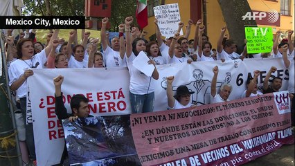 Six months after deadly quake, Mexicans plead for support
