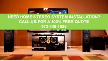 Wireless Surround Sound Home Theater Systems In Dallas Tx 972-440-1056