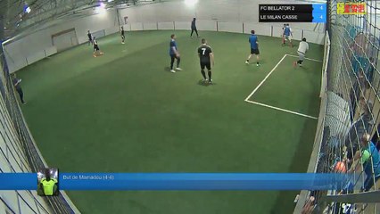 But de Mamadou (4-4) - FC BELLATOR 2 Vs LE MILAN CASSE - 19/03/18 19:00 - LIGUE 3