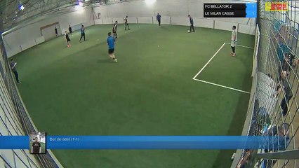 But de adel (1-1) - FC BELLATOR 2 Vs LE MILAN CASSE - 19/03/18 19:00 - LIGUE 3 - Poitiers Game Parc
