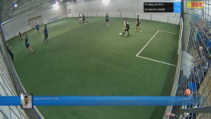But de kevin  (12-6) - FC BELLATOR 2 Vs LE MILAN CASSE - 19/03/18 19:00 - LIGUE 3