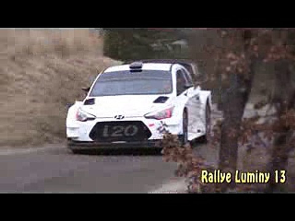 Rally WRC Hyundai i20 test Neuville Gilsoul Monte Carlo 2017