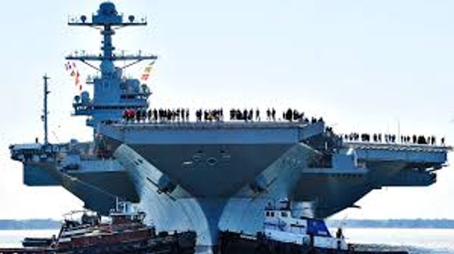 New $13B Aircraft Carrier USS Gerald R. Ford Moves On Own Power For The First Time
