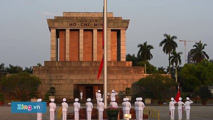 Lễ thượng cờ rủ quốc tang nguyên Thủ tướng Phan Văn Khải