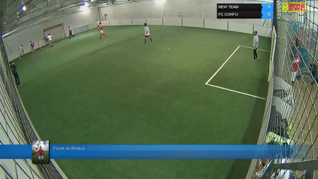 Faute de Arnaud - NEW TEAM Vs FC CONFO - 19/03/18 21:00 - LIGUE 3 - Poitiers Game Parc