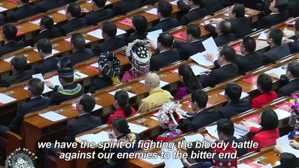 Empowered Xi says China ready to fight 'bloody battle'