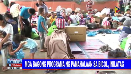 Mga bagong programa ng pamahalaan sa Bicol, inilatag