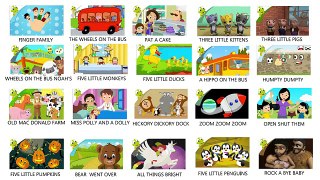 Daddy Finger Family and more Popular Nursery Rhymes Collection for Kids