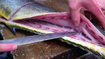 Japanese Street Food - GIANT MAHI MAHI FISH Japan Seafood