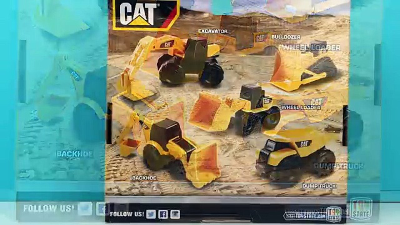 MINI MAQUINAS DE CONSTRUCCION DE CAT - CAT MINI MACHINERY CAMION DE VOLTEO EXCAVADORA RETROEXCAVATOR