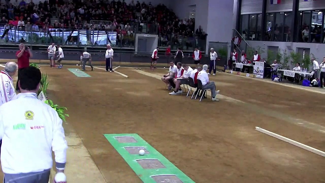 Troisième tour, tir rapide en double, finale N1F Les Filias contre Romans, N1 Bièvre Isère contre Satolas, France Clubs 2018, Balaruc-les-Bains 2018