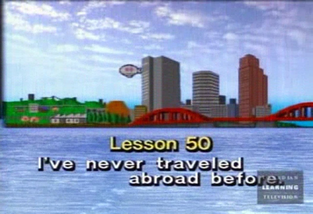 Let's Learn Japanese Basic 50. I 've Never Traveled Abroad Before Part 1