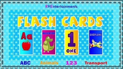 FLASH CARDS FOR KIDS LEARNING _Best Toddler Learning Video for Kids_ RHEntertainments[1]