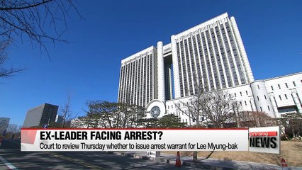 Court to decide on arrest warrant for ex-president Lee Myung-bak