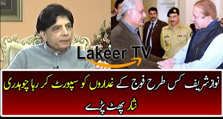Ch Nisar Telling Filthy Face of Nawaz Sharif