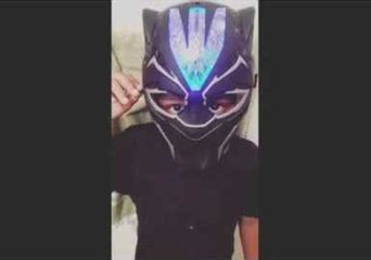 Young Black Panther Fan Recreates His Favorite Scenes