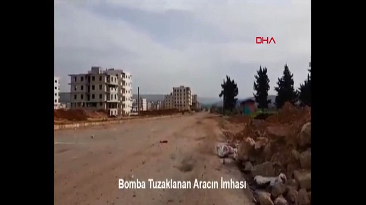 Afrin'de terör örgütü PKK/YPG'nin araca tuzakladığı patlayıcı imha edildi