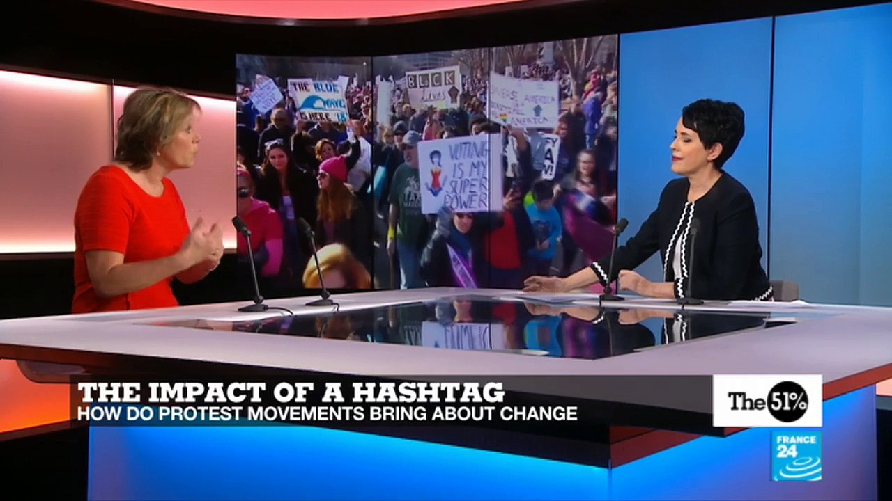The impact of a hashtag: how do protest movements bring about change