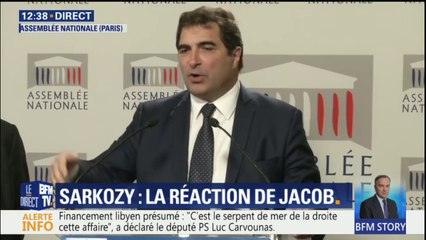 Sarkozy en garde à vue: "Ce qui surprend c'est ce que je considère comme de l'acharnement", réagit Jacob (LR)