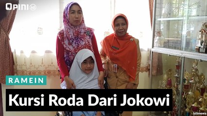 #1MENIT | Kursi Roda Dari Jokowi