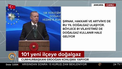 101 yeni ilçeye doğalgaz