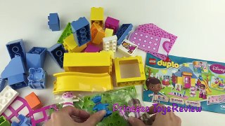 Lego: Disney Doc McStuffins Backyard Clinic Toy Unboxing! Pretend Play with Princess ToysReview
