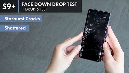 Galaxy S9 é mais resistente que iPhone X, mas ainda quebra na primeira queda