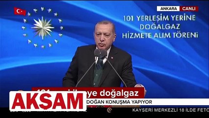 Cumhurbaşkanı Erdoğan�dan doğalgaz müjdesi