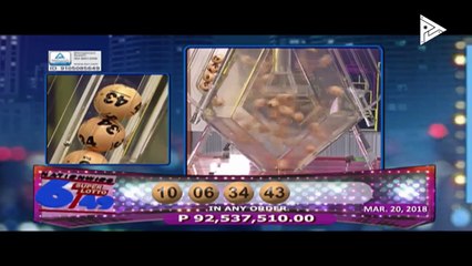 PCSO 9 PM Lotto Draw, March 20, 2018