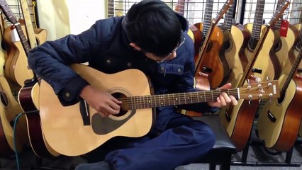 Đàn Acoustic guitar Yamaha FX370C - Nhạc cụ Tiến Đạt