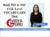 Vocabulary for SBI Clerk 2018, SSC Sub Inspector, CGL English Preparation & Competitive Exams