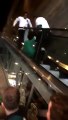 Des vigiles le virent d'un club en le trainant dans les escalators